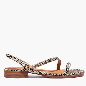 Madewell Dalmatian animal print sandals‎